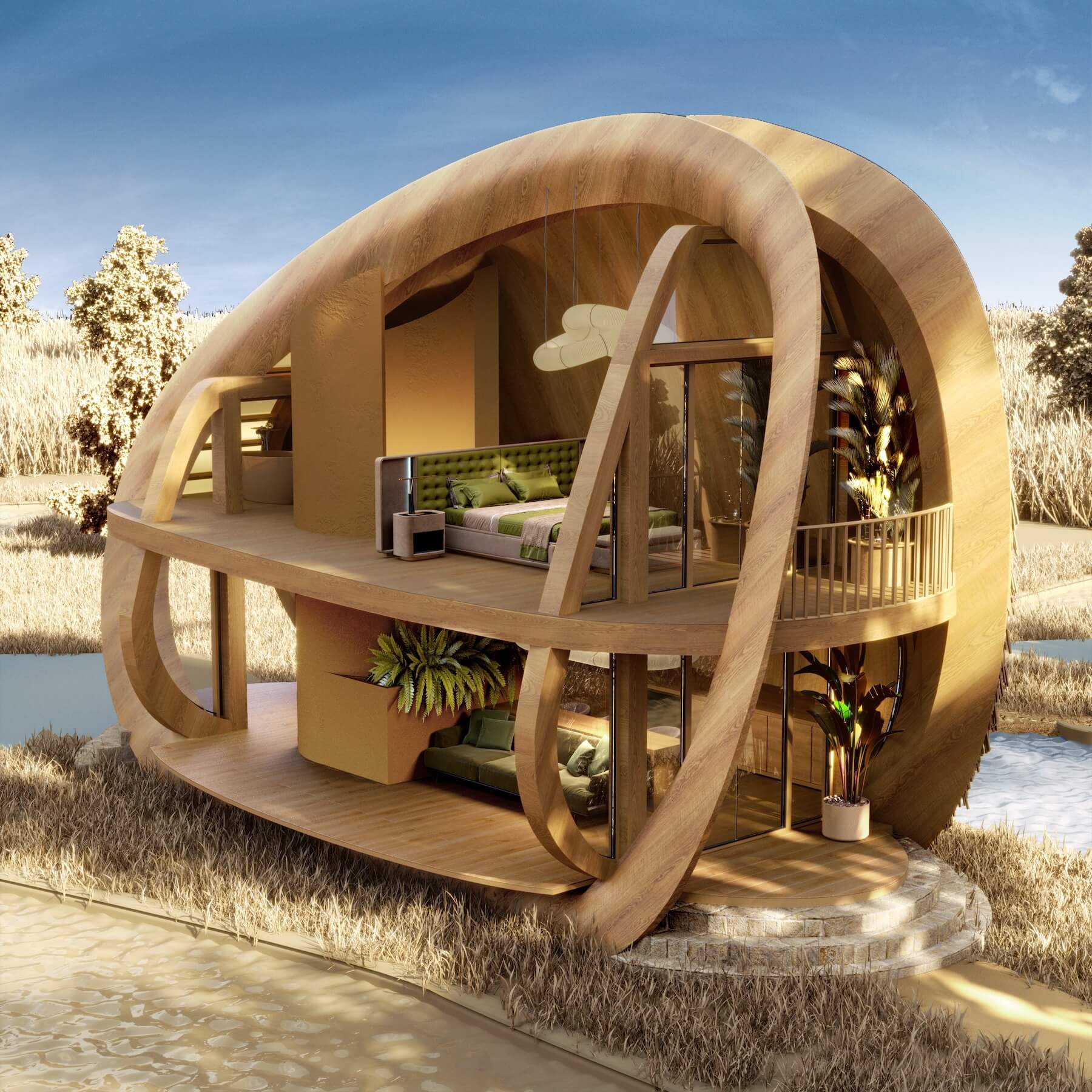 贻贝造型度假酒店设计方案 — 第7张