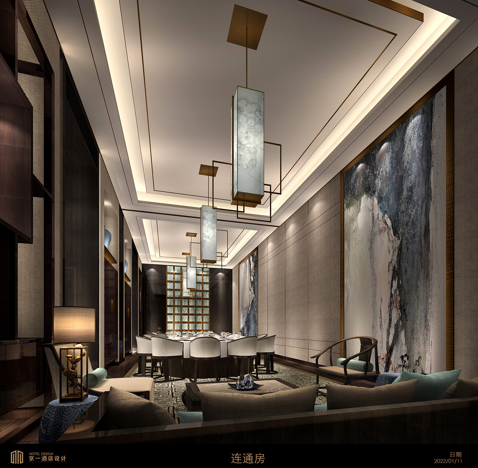 酒店餐厅包房设计方案 — 第1张