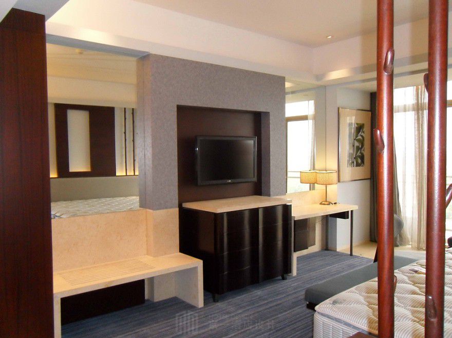 酒店客房装修施工现场