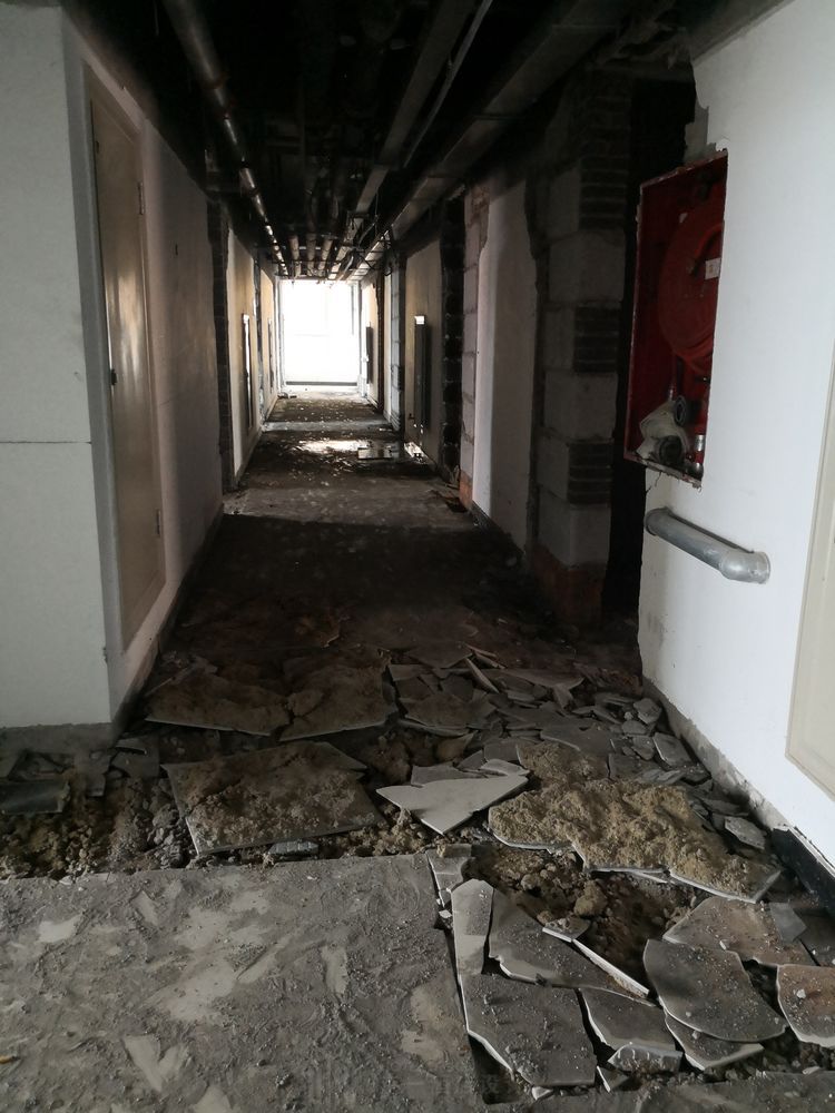 酒店装修施工现场照片