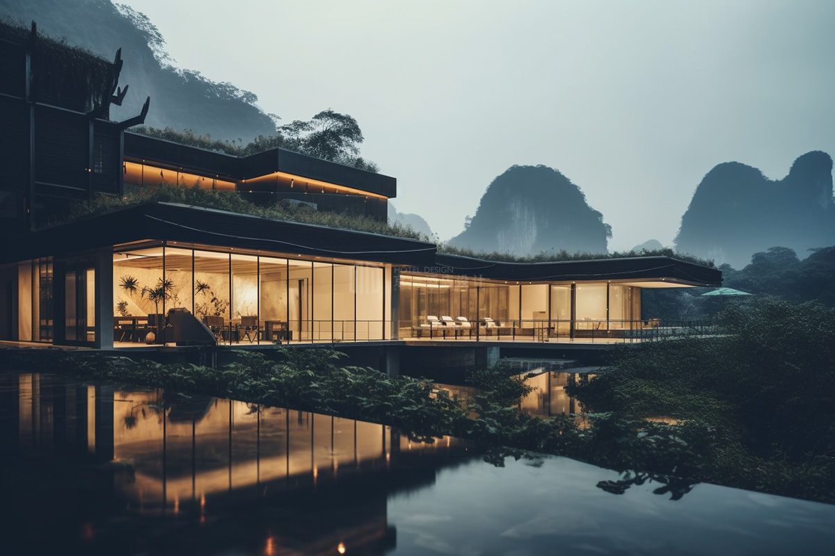 桂林酒店大堂设计：与自然融合的独特魅力
