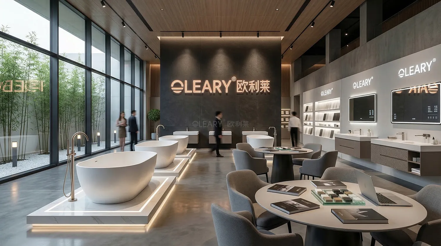 酒店卫生间人造石一体成型洗手台尺寸展示