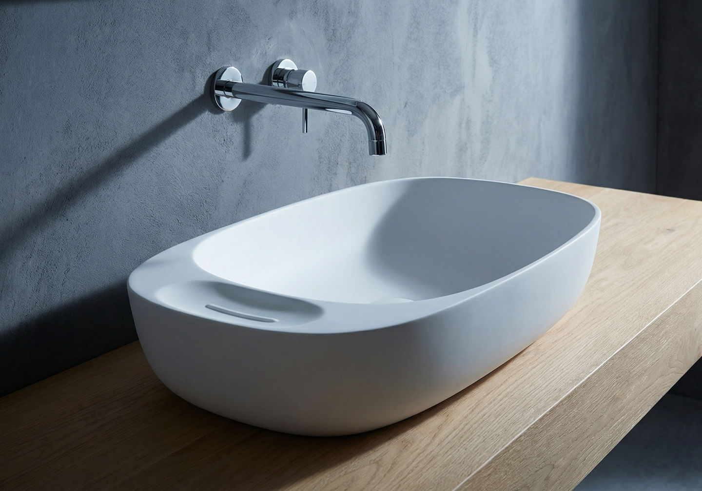 白色人造石台盆定制指南:酒店卫浴如何选择高品质台上盆